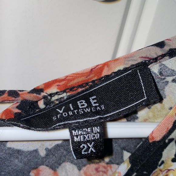 Floral print dress 2X - Picture 3 of 5